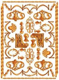 Ark - Decoupage Barokke Guld Ornamenter
